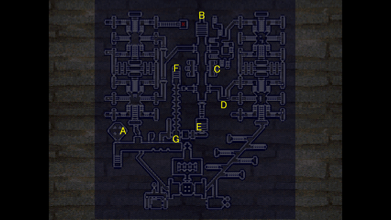 King's Field 攻略マップ 第4層